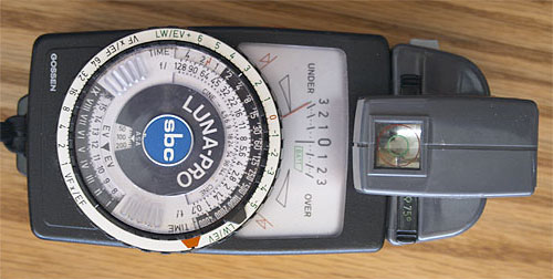 Tresor Esposimetro Gossen Starlite 2, misurazione valutativa o spot, esposizione fotografica corretta